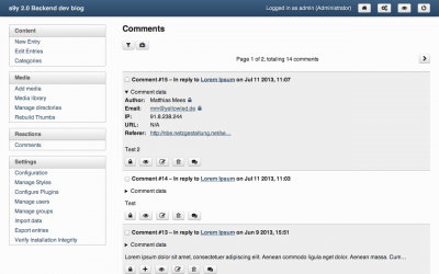Kommentare Kommentare