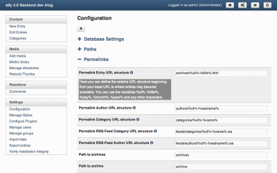 Konfiguration Konfiguration